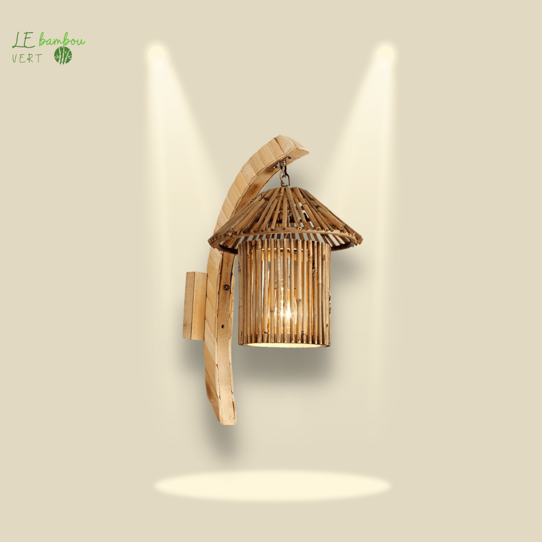 Applique Murale Bambou Style Home 4001093869158-Style D le bambou vert