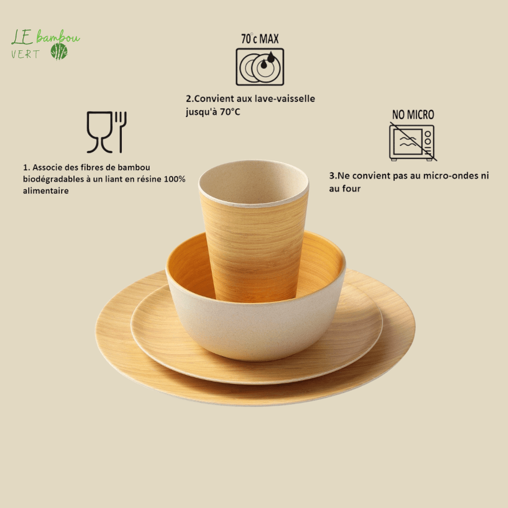 Assiette Bambou Reflex