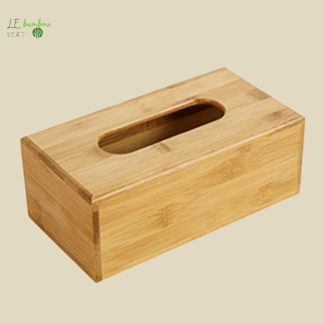 Boîte à Mouchoirs en Bambou de Décoration 1005006055197099-L le bambou vert
