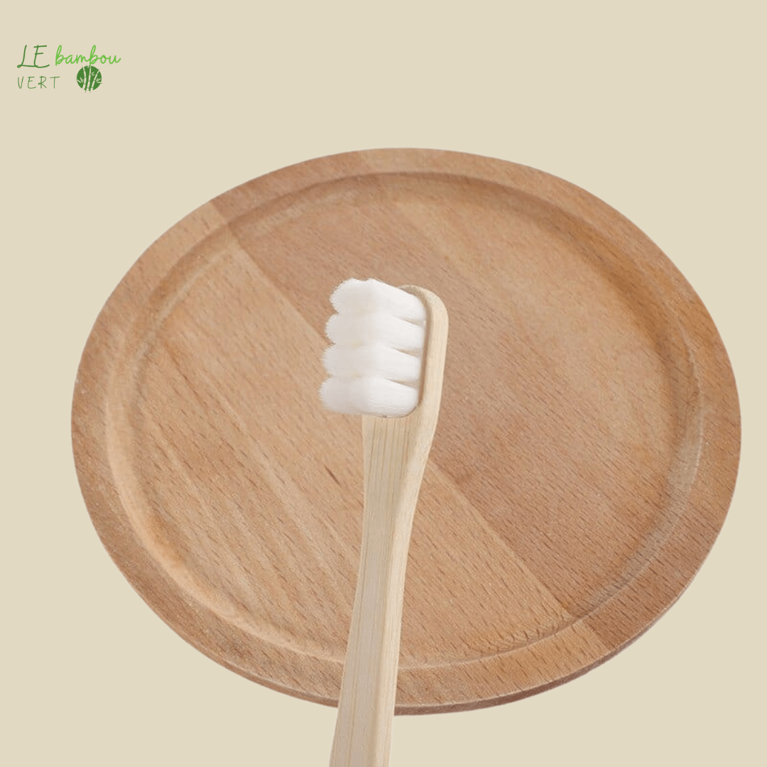 Brosse à dents en Fibre de Bambou 1 à 5pcs 1005003037728019-1pcs White le bambou vert