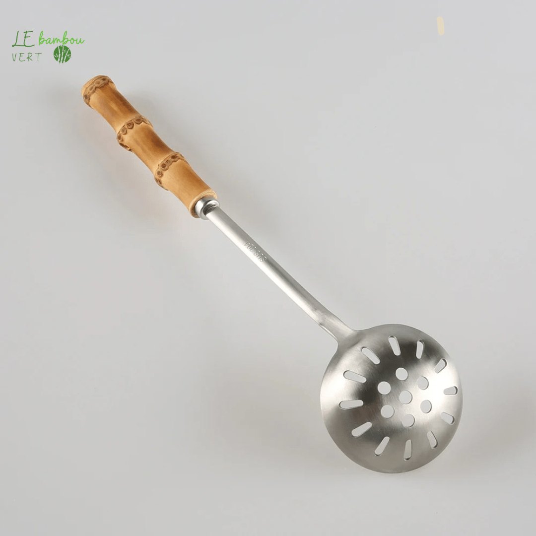 1005004285413171-Slotted Spoon Only le bambou vert