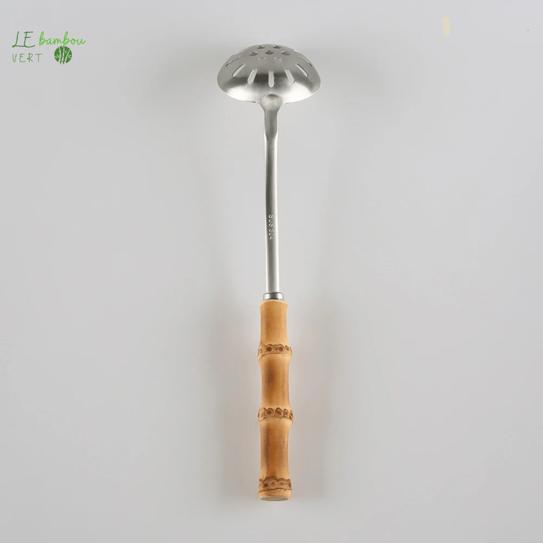 1005004285413171-Slotted Spoon Only le bambou vert