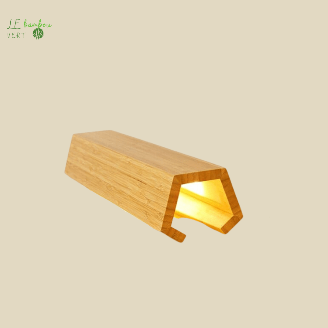 Lampe Bambou Pentagonal Doux 1005003257160464-A le bambou vert