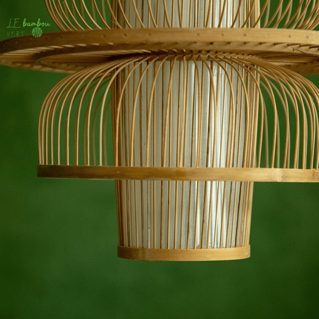 Lustre en Bambou Style Créative Idyllique 1005004058665530 le bambou vert