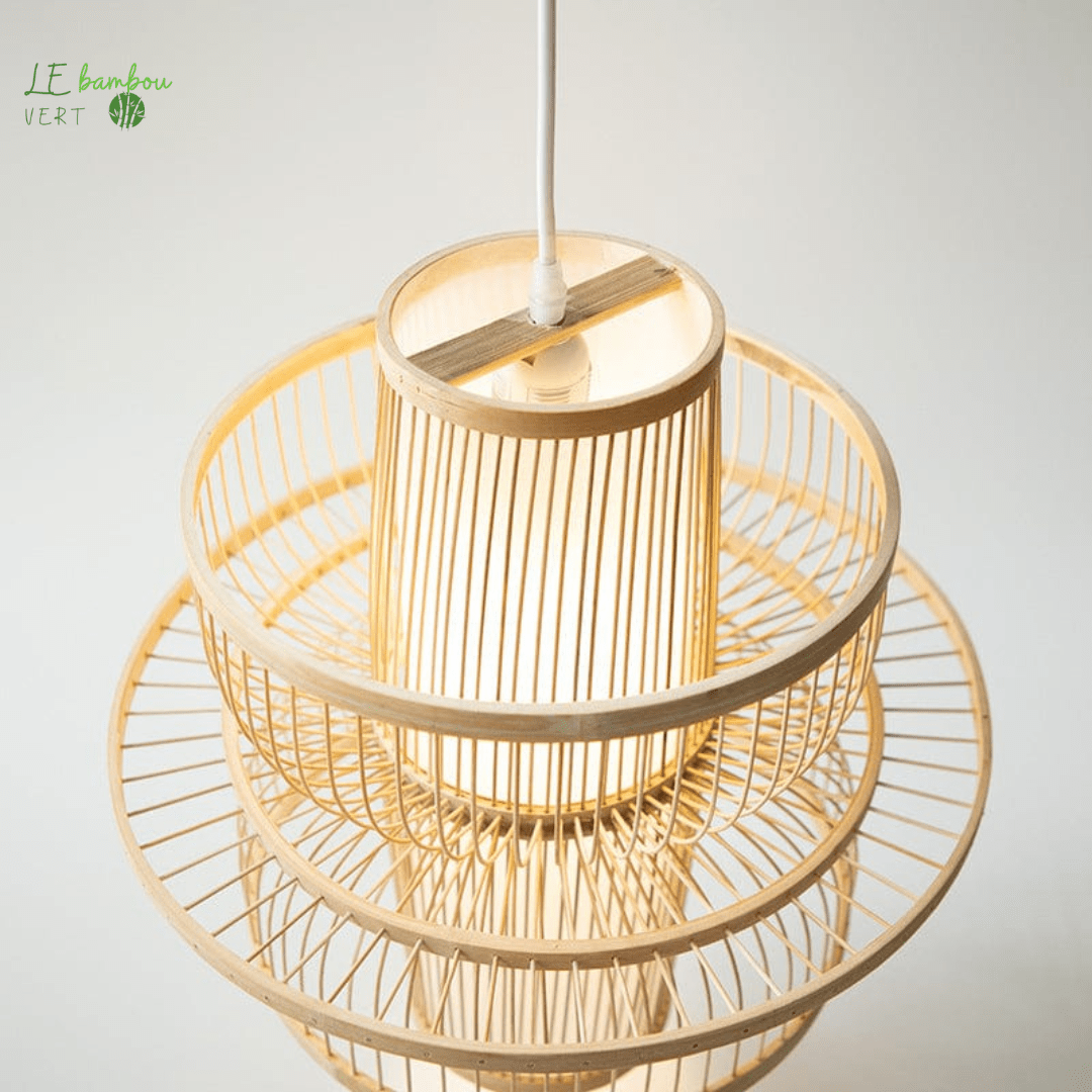 Lustre en Bambou Style Créative Idyllique 1005004058665530 le bambou vert