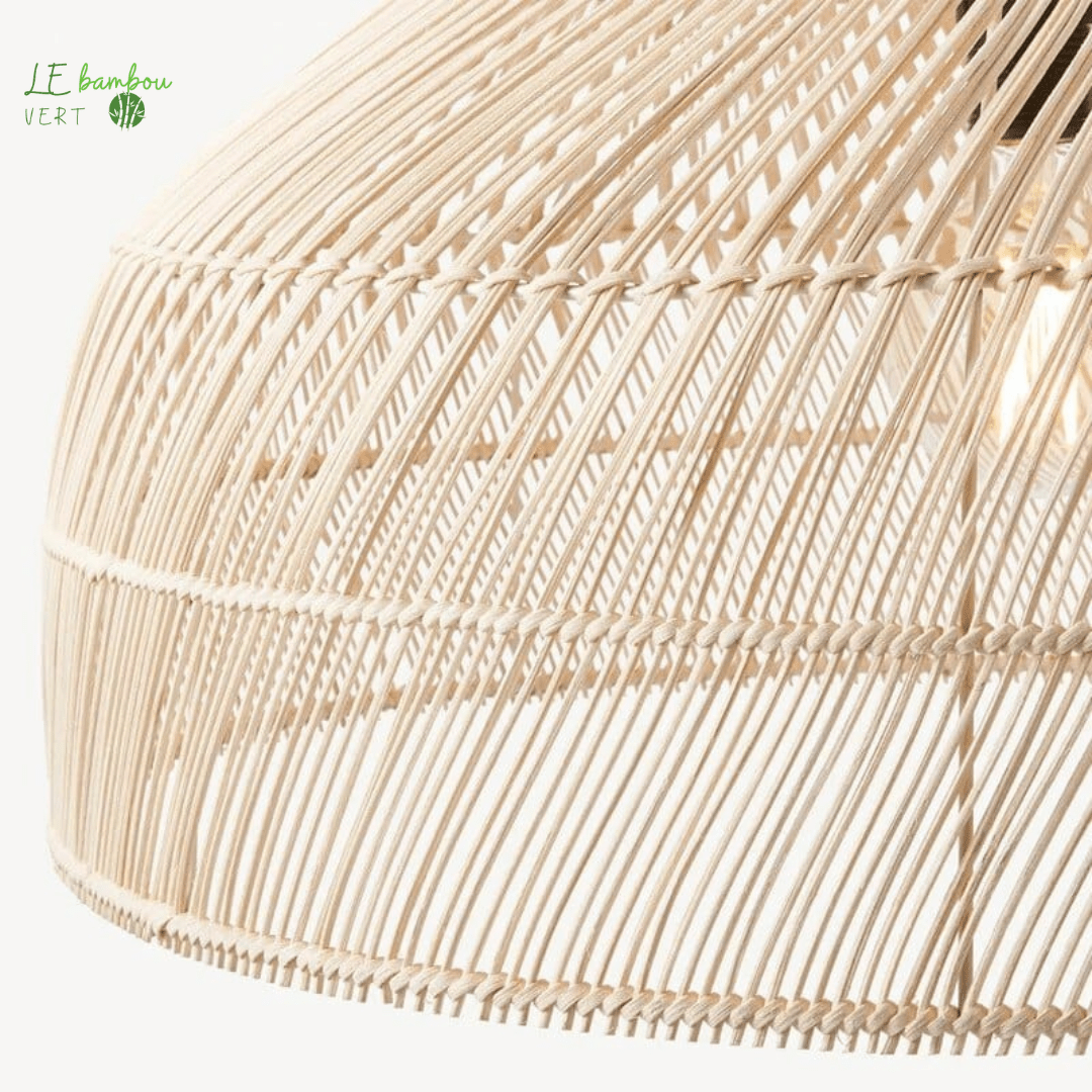 Lustre pour Plafond en Bambou le bambou vert