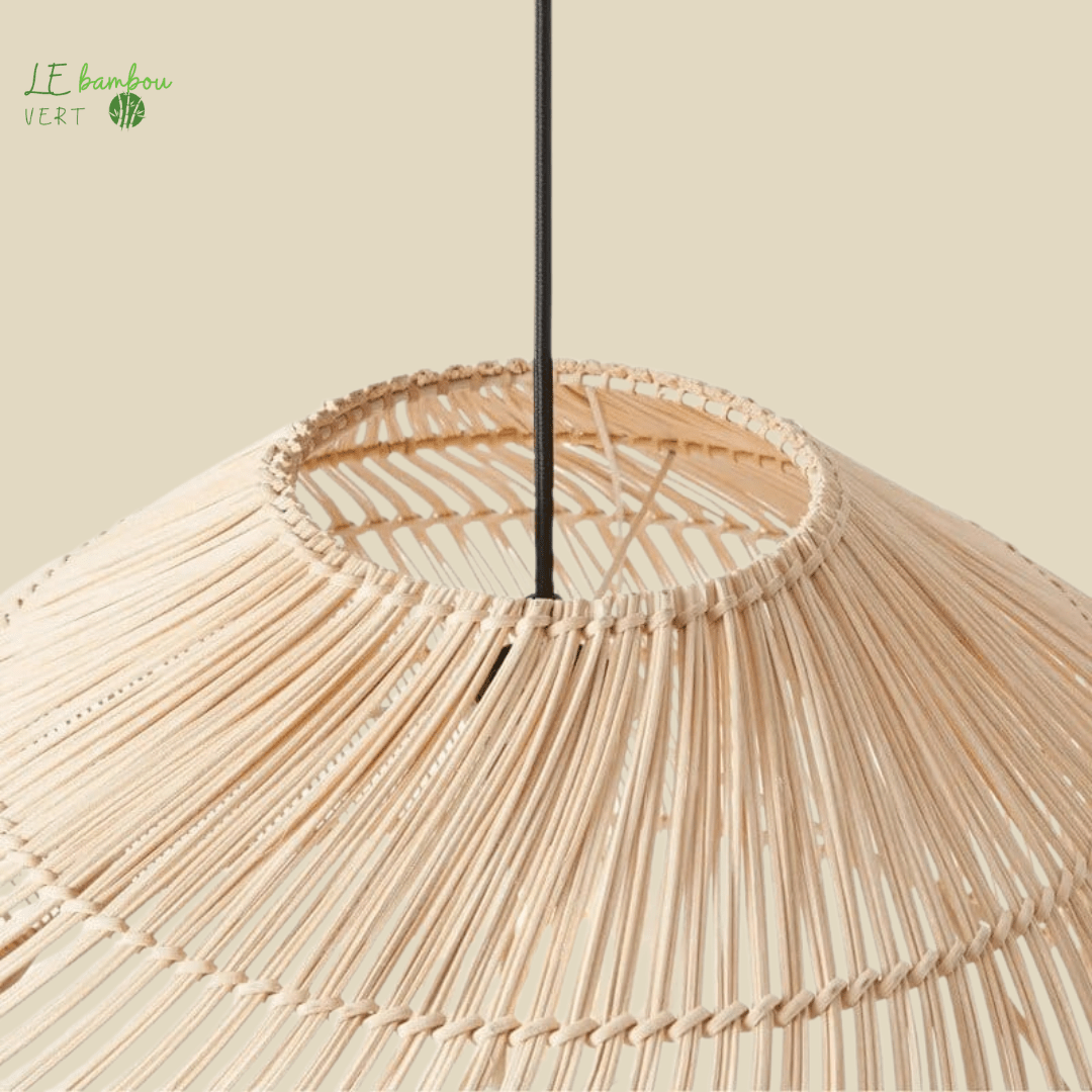 Lustre pour Plafond en Bambou le bambou vert