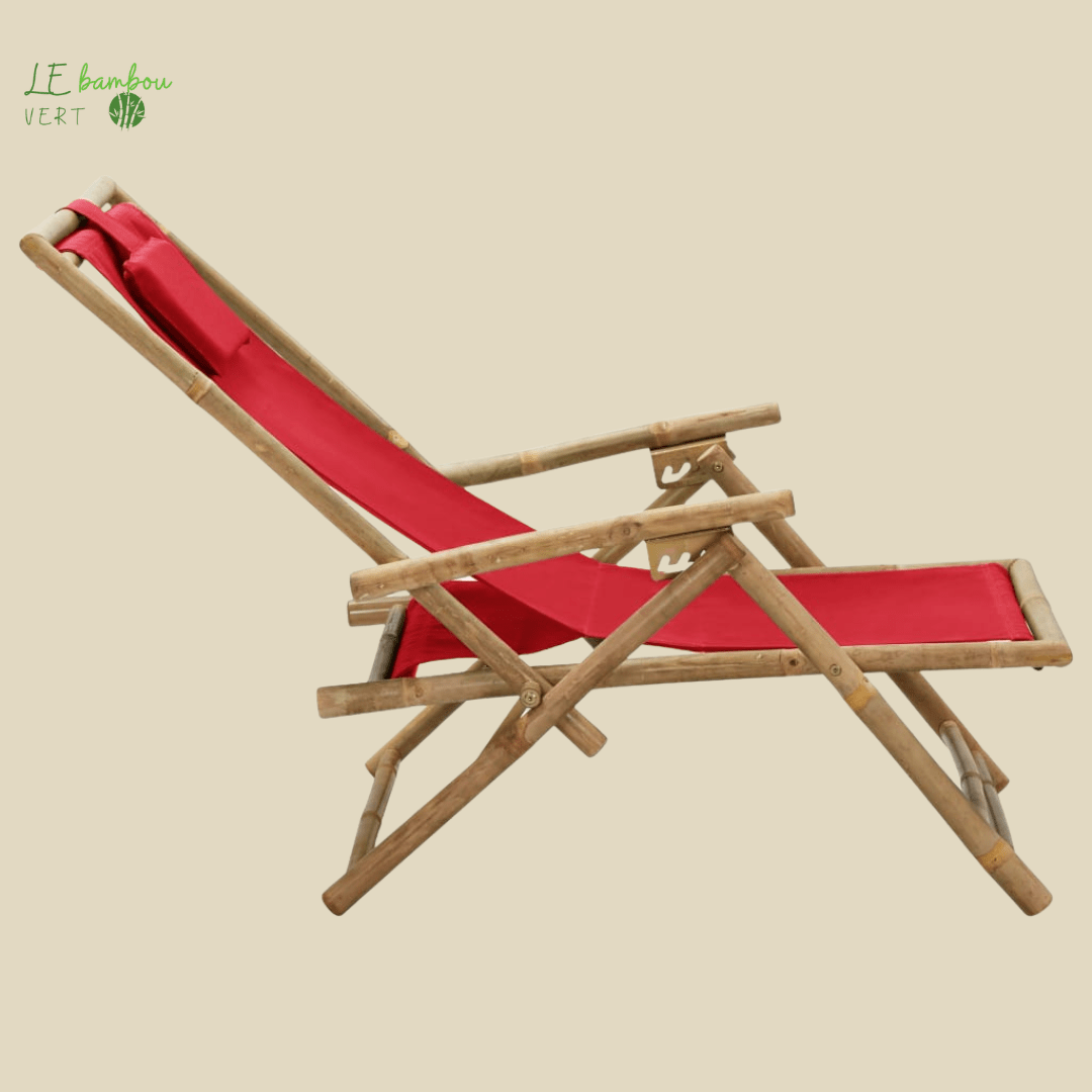 Chaise Inclinable de Relaxation en Bambou 8720286135358 313026 le bambou vert