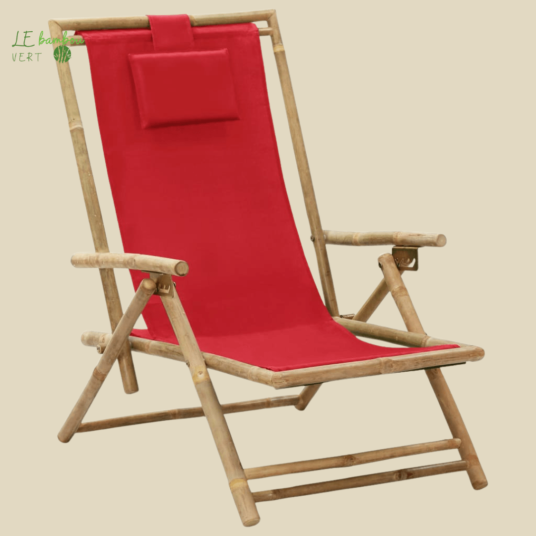 Chaise Inclinable de Relaxation en Bambou 8720286135358 313026 le bambou vert